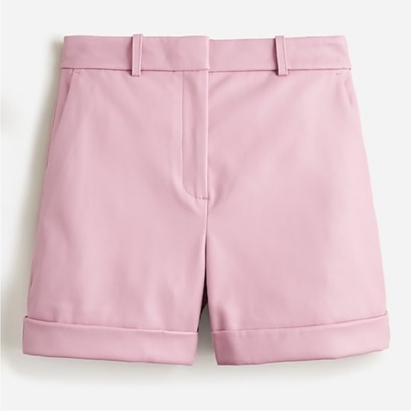 NWT J. Crew high-waisted faux leather shorts - Picture 2 of 7